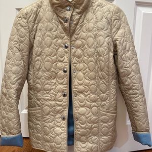 Coach quilted jacket